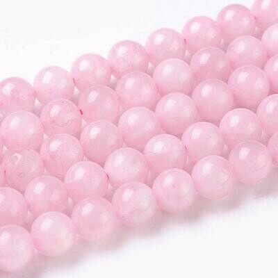 Natural Rose Quartz Beads, 6mm, 1 Strand