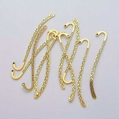 Antique Gold Bookmark Connector, 85mm