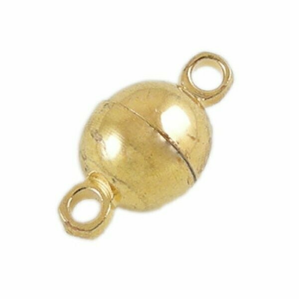 Gold Plated Magnetic Clasp, 11.5x8mm