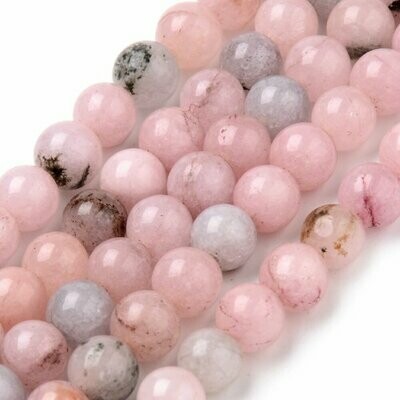 Natural Cherry Blossom Jasper, Dyed, 6mm, 1 Strand