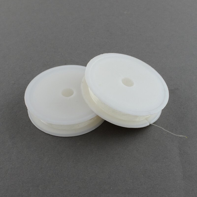 10m x Clear Elastic Cord, 0.8mm