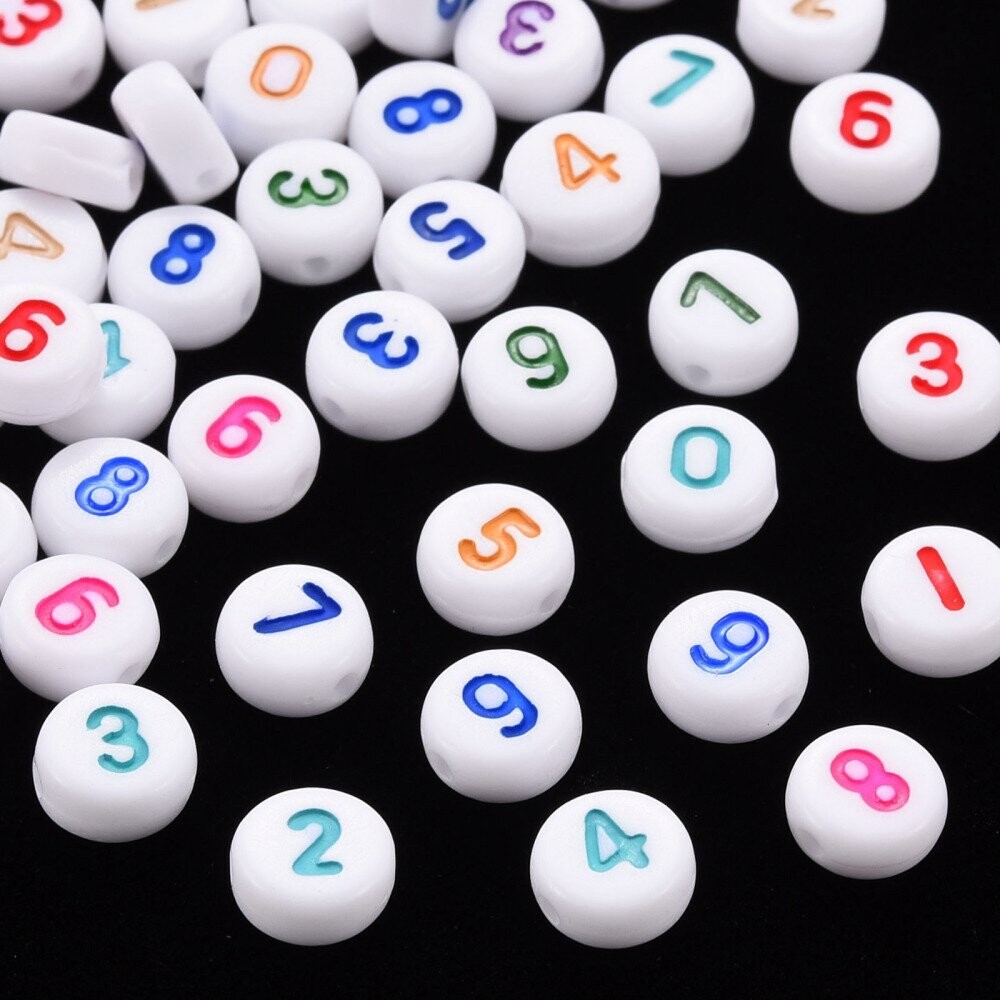 Number beads on sale