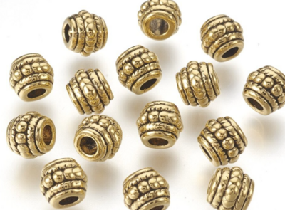 Gold Beads and Findings
