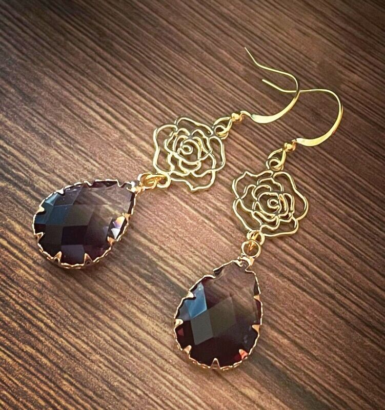 Smoky Glass Earring Kit x 2