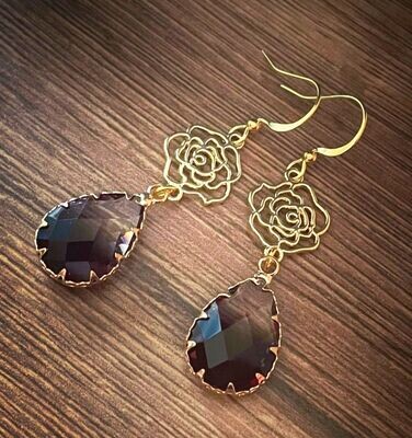 Smoky Glass Earring Kit x 2