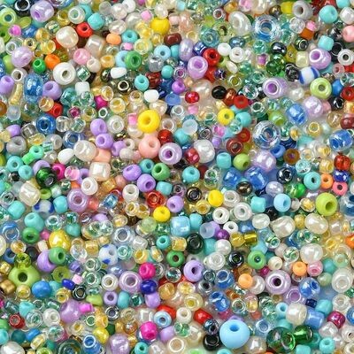 Mixed Seed Beads, 50g