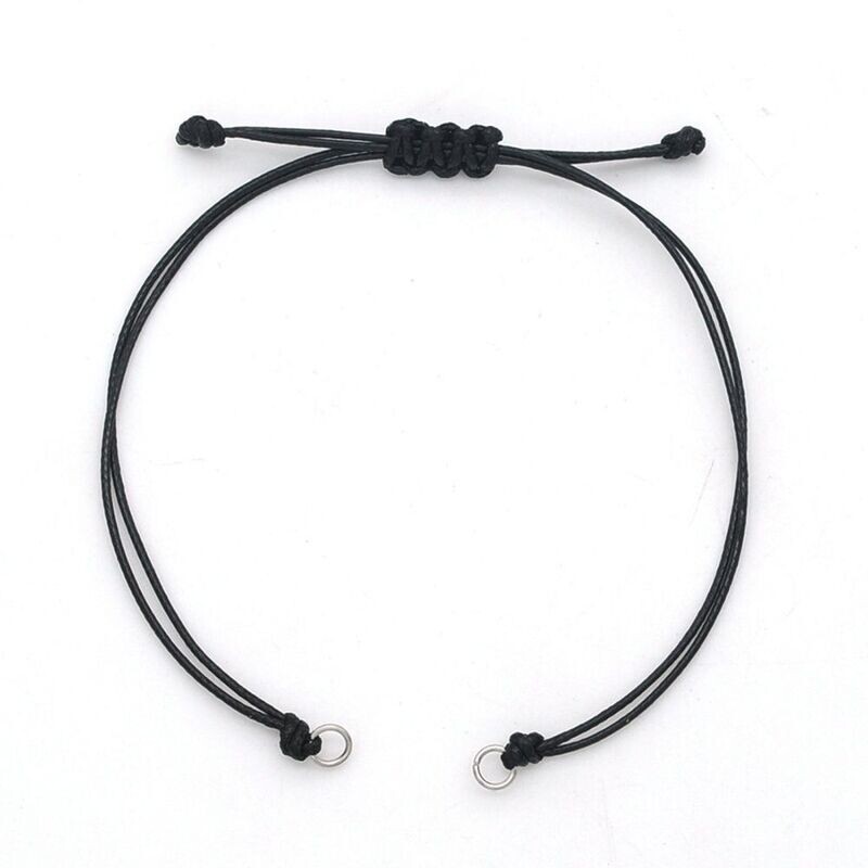 Waxed Cord Bracelet for Connectors