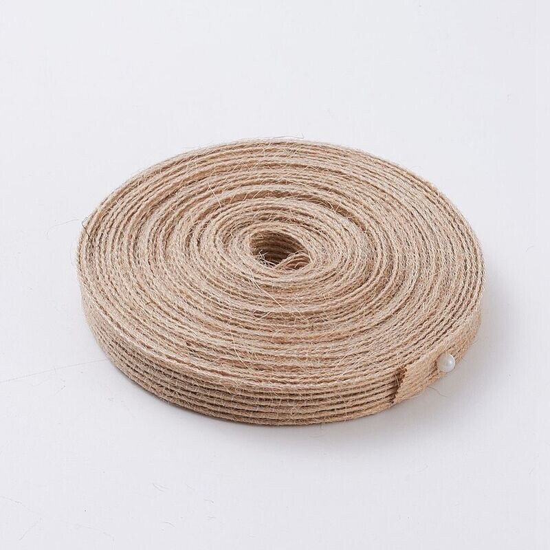 10mm Burlap Ribbon, 10m