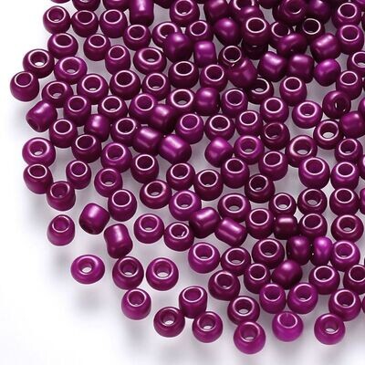 Seed Beads in Burgundy, Size 6, 4-5mm