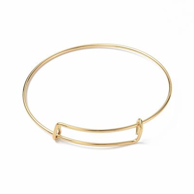 Stainless Steel Gold Bangle for Charms