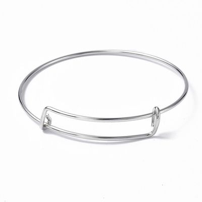 Stainless Steel Bangle for Charms