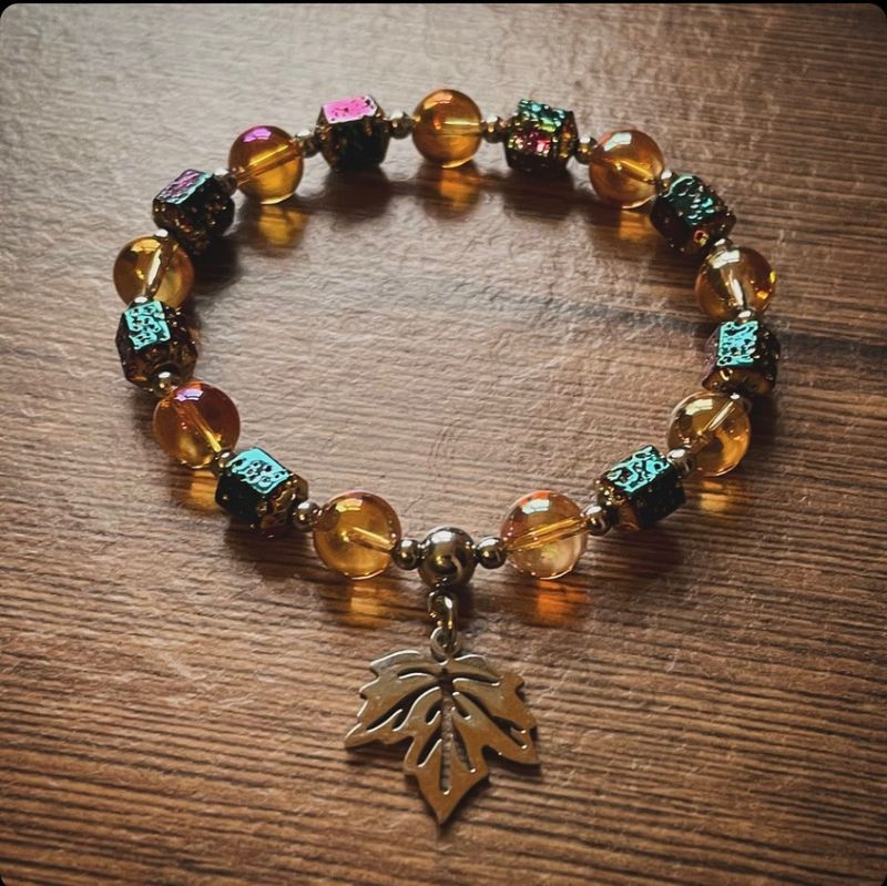 Stainless Steel Autumnal Charm Bracelet Kit