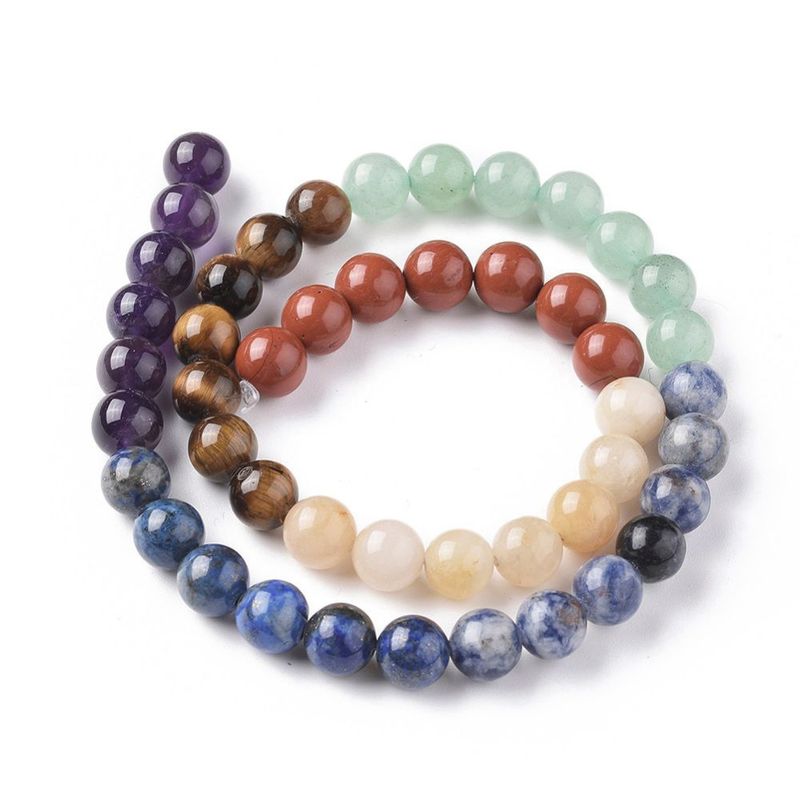 Chakra Beads Strand, 8mm