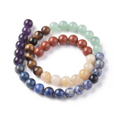 Chakra Beads Strand, 8mm