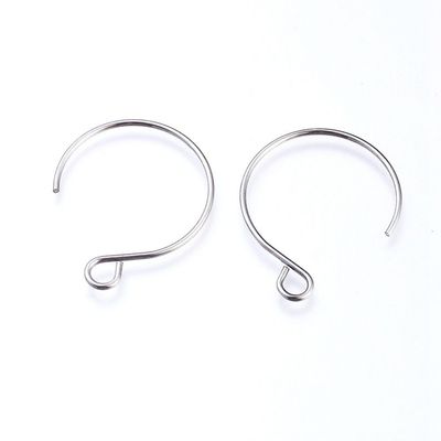 10 x Stainless Steel Balloon Ear Wires, 20mm 10 x Stainless Steel Balloon Ear Wires, 20mm