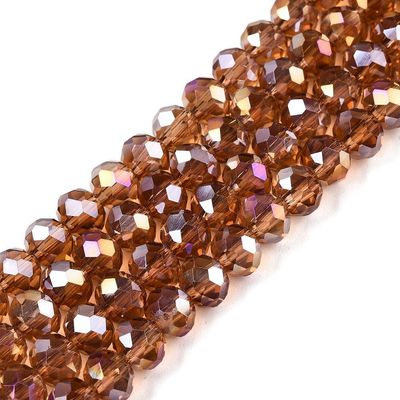 6x5mm Glass Rondelle Beads