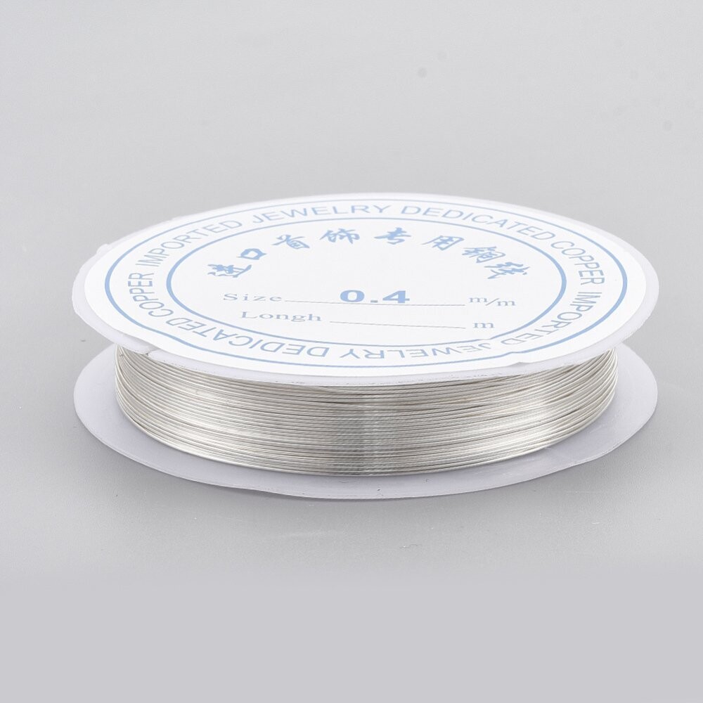 Silver Plated Wire, 0.8mm, 3m Silver Plated Wire, 0.8mm, 3m