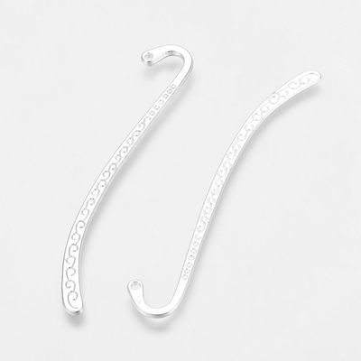 Antique Silver Bookmark Connector, 85mm