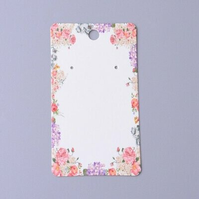 20 x Earring Display Cards, 90x50mm 20 x Earring Display Cards, 90x50mm
