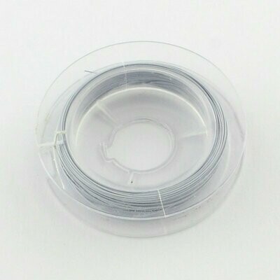 White Tiger Tail Beading Wire, 0.45mm, 10m White Tiger Tail Beading Wire, 0.45mm, 10m