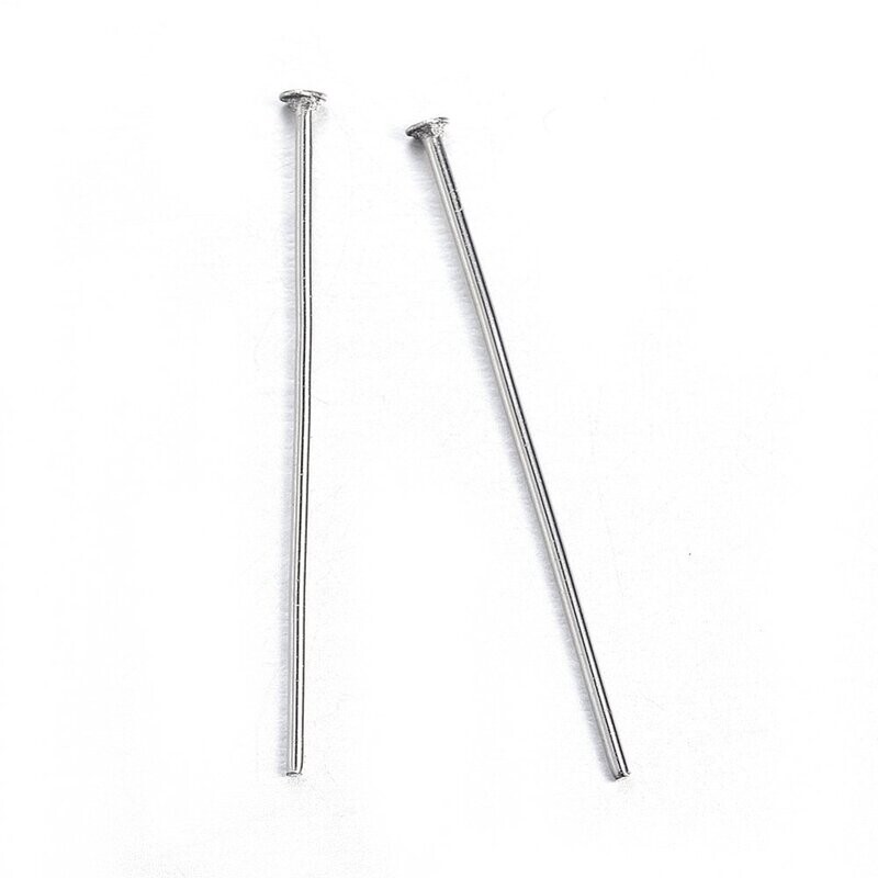 50 x Stainless Steel Head Pins 40mm x 0.6mm