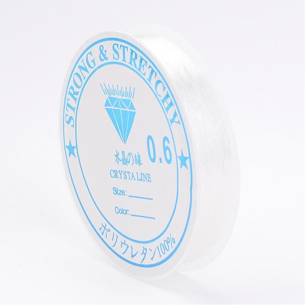 10m x Clear Elastic Cord, 0.6mm 10m x Clear Elastic Cord, 0.6mm