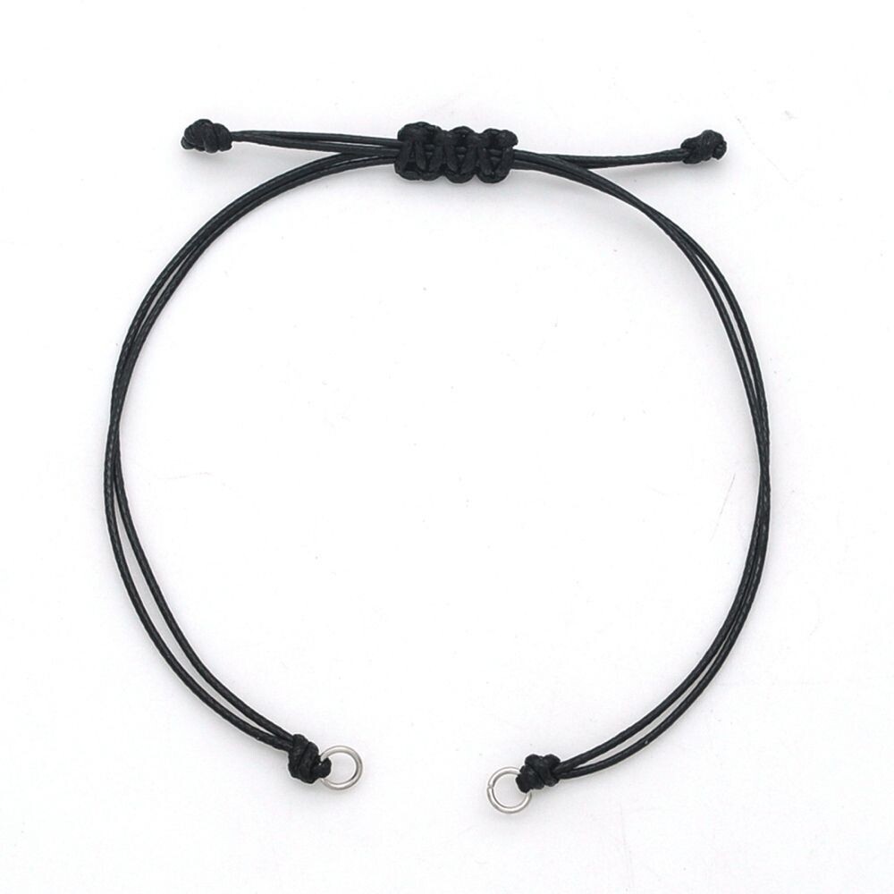 Waxed Cord Bracelet for Connectors