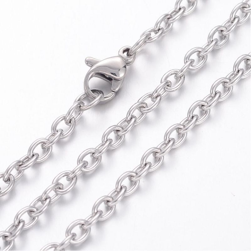 Stainless Steel Finished Cable Chain, 23"
