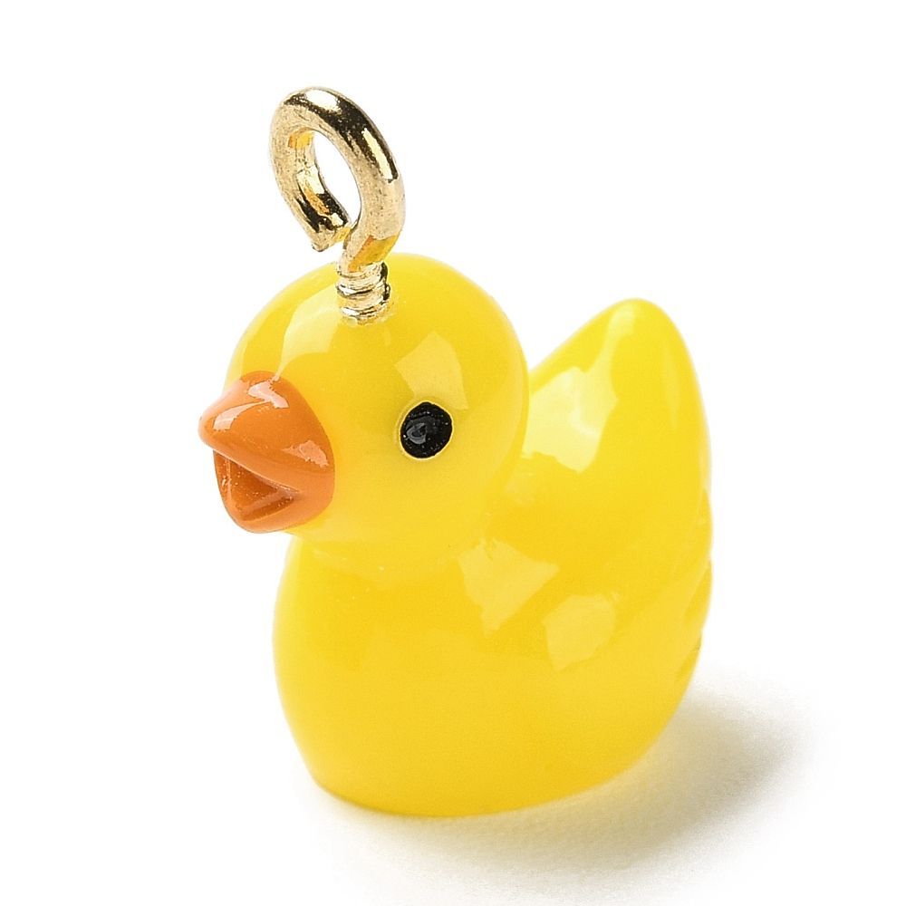 Resin Yellow Duck Charm, 20x17mm Resin Yellow Duck Charm, 20x17mm