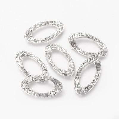 10 x Tibetan Style Links/Connectors, 36x18x2mm