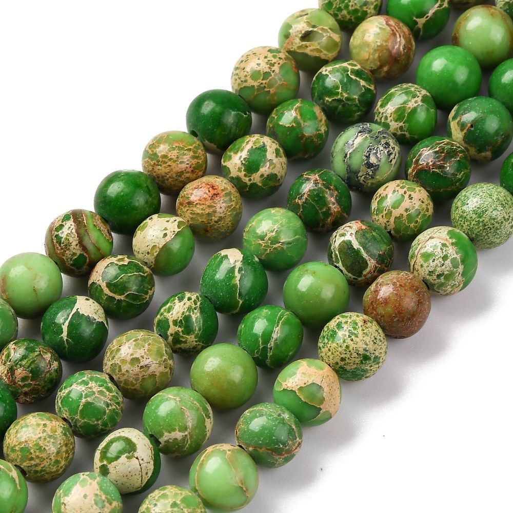 Natural Imperial Jasper Beads, 8mm Natural Imperial Jasper Beads, 8mm