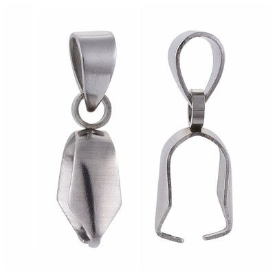 10 x Stainless Steel Bails, 13x12x4mm 10 x Stainless Steel Bails, 13x12x4mm