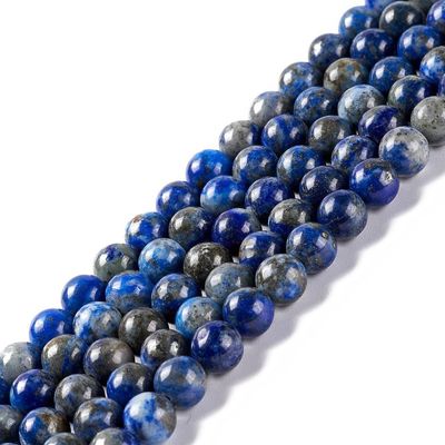Natural Lapis Lazuli Beads, 6mm, 15 Natural Lapis Lazuli Beads, 6mm, 15" Strand