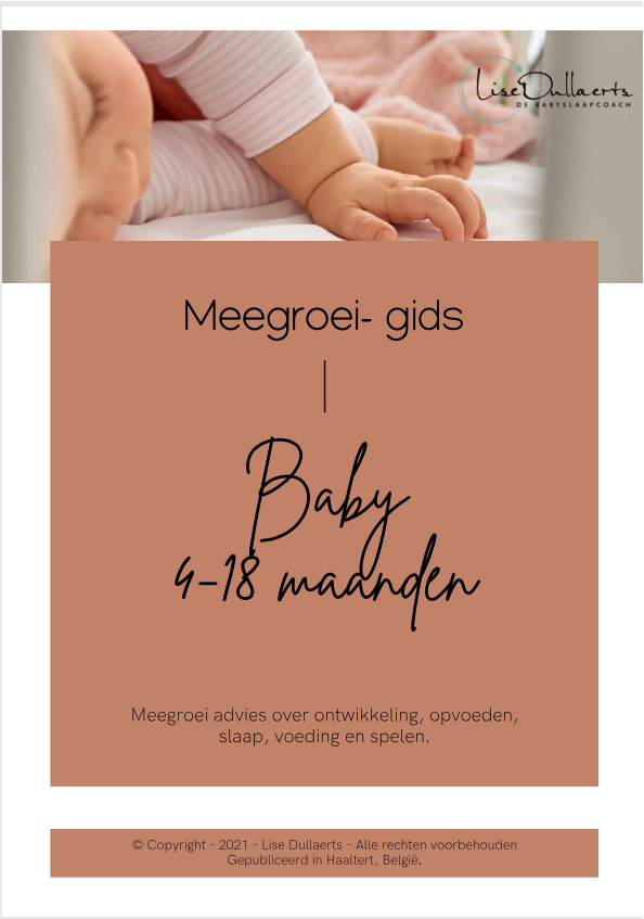 Meegroei- gids Baby 4 - 18 maanden