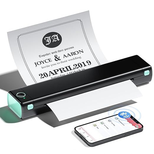Phomemo M08F A4 - Tatto, Wireless Thermal Portable Printer