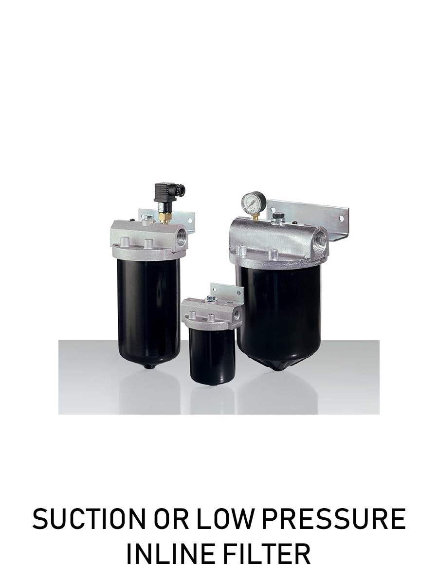 SUCTION OR LOW PRESSURE INLINE FILTER