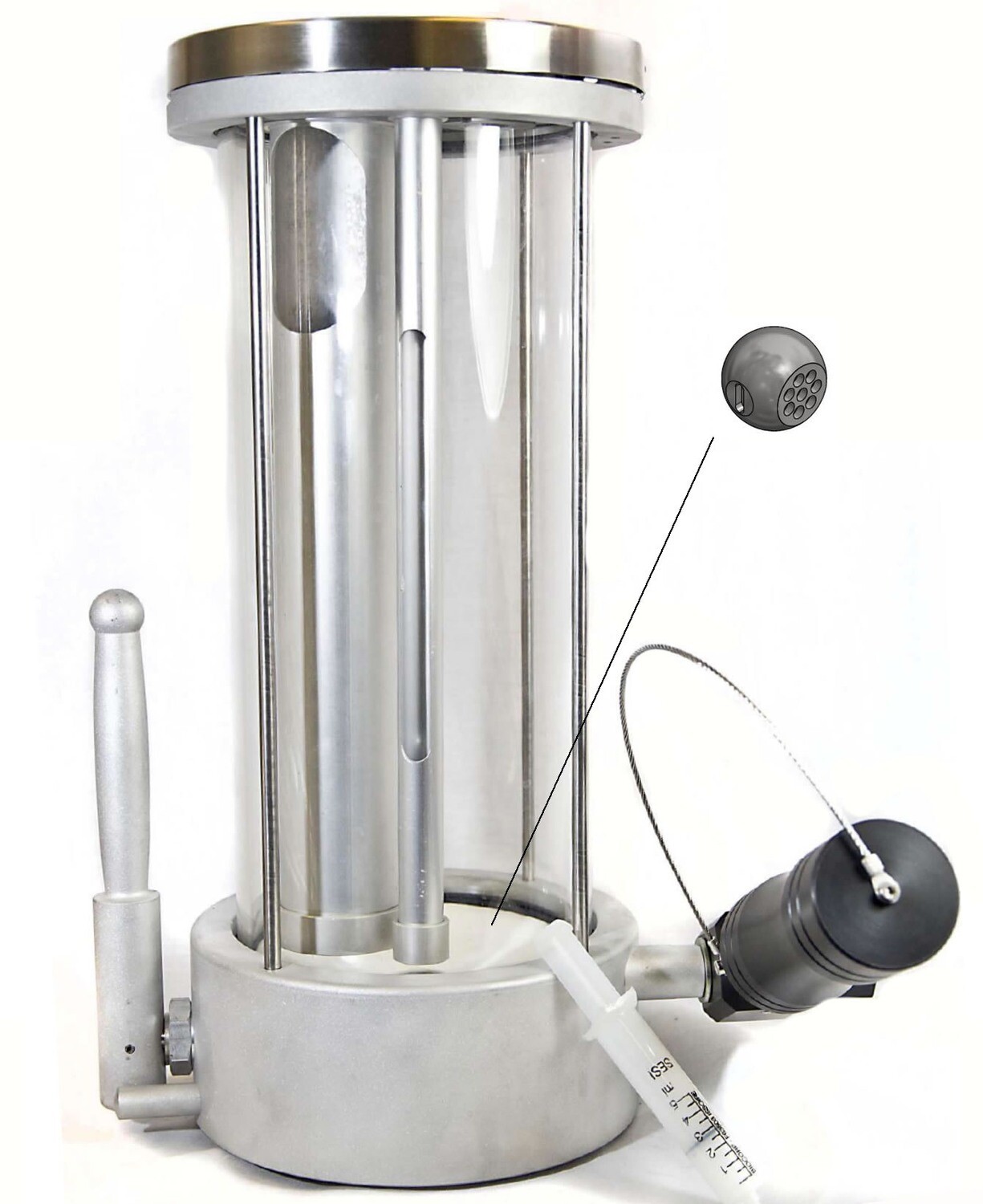 4 Litre inline Fuel Sampler (Closed Circuit Sampler)