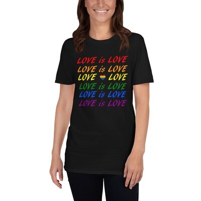 T-paita - Pride / sateenkaari Love is love