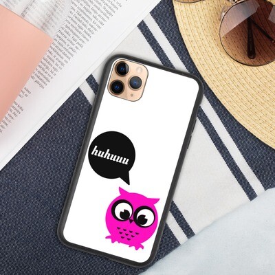 Biohajoava iPhone suojakuori - Pöllö huhuu! Biohajoava iPhone suojakuori - Pöllö huhuu!
