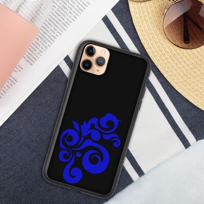 Biohajoava iPhone suojakuori - Sininen kaari Biohajoava iPhone suojakuori - Sininen kaari