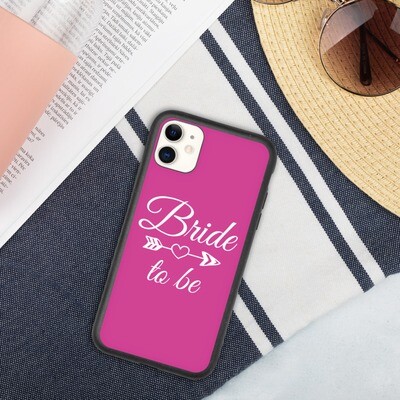 Biohajoava iPhone suojakuori - Bride to be Biohajoava iPhone suojakuori - Bride to be