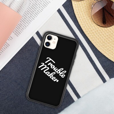 Biohajoava iPhone suojakuori - Trouble maker Biohajoava iPhone suojakuori - Trouble maker