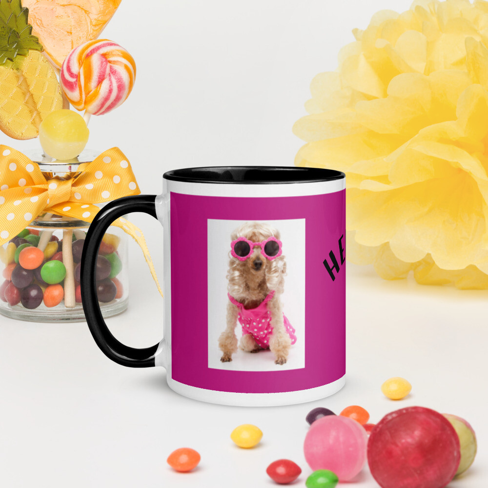 Muki - hassu villakoira, KAHVAN &amp; SISÄPUOLEN VÄRI: Musta