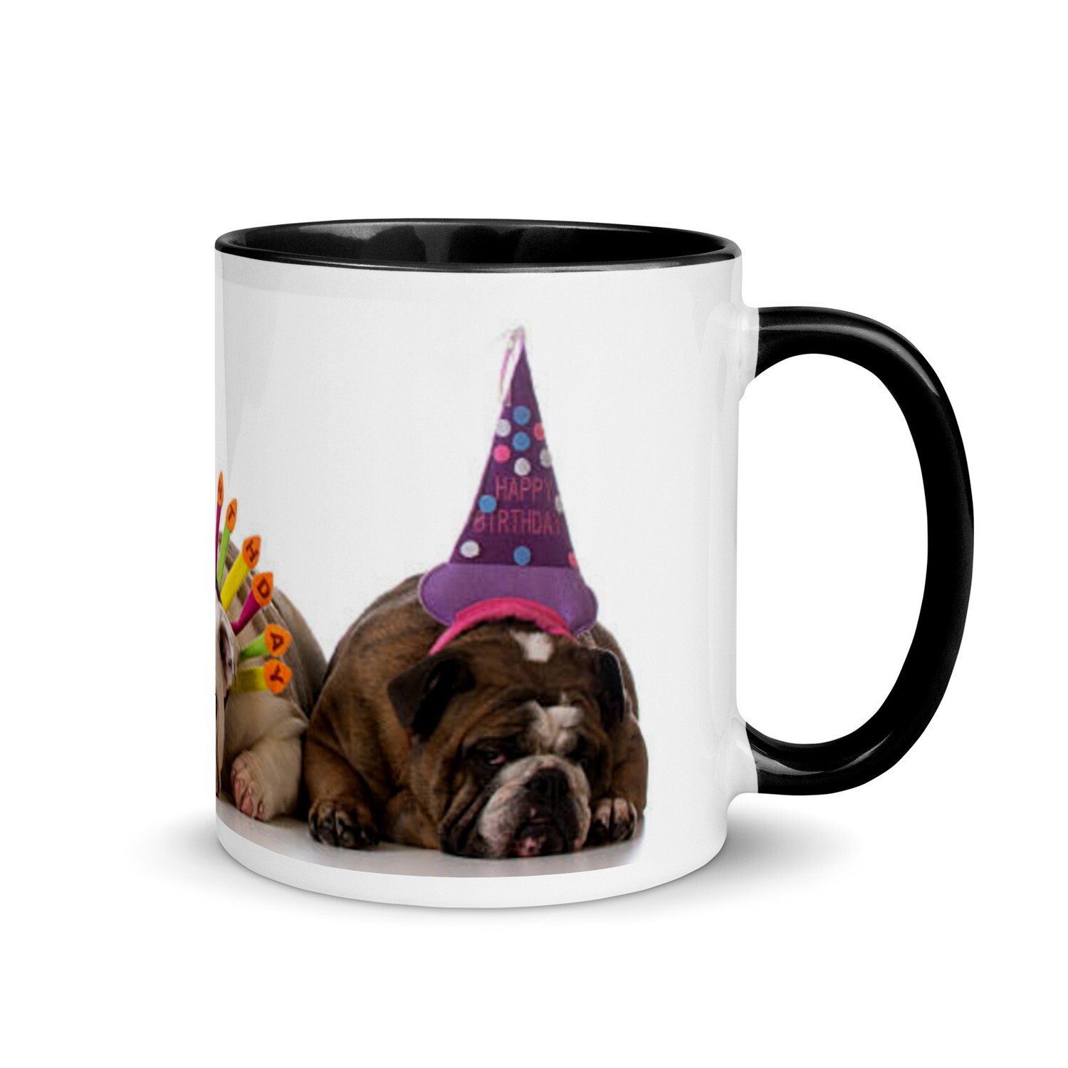 Kahvimuki - Englannin bulldog, VÄRI: Musta
