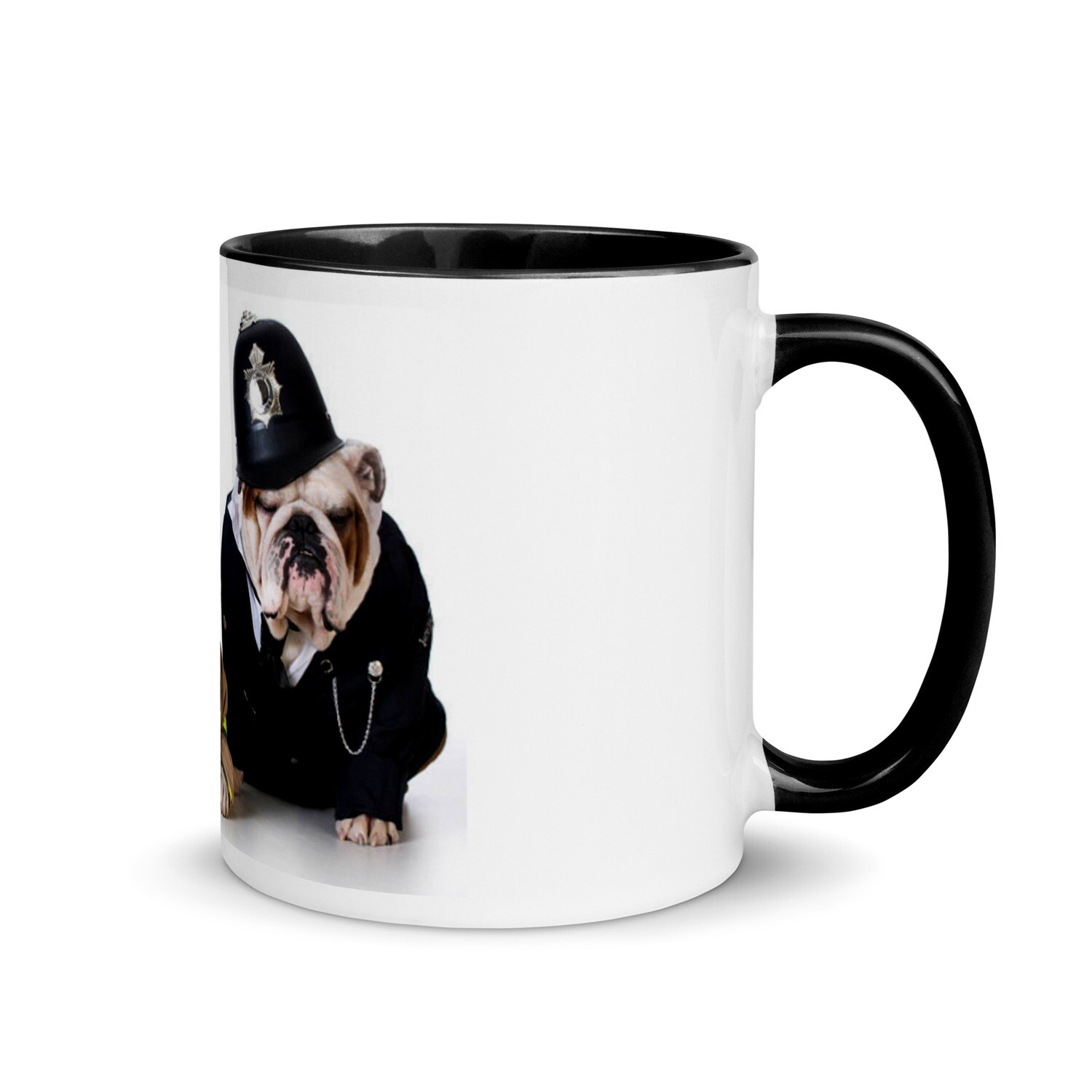 Keraaminen muki - Englanninbulldog, Väri: Musta
