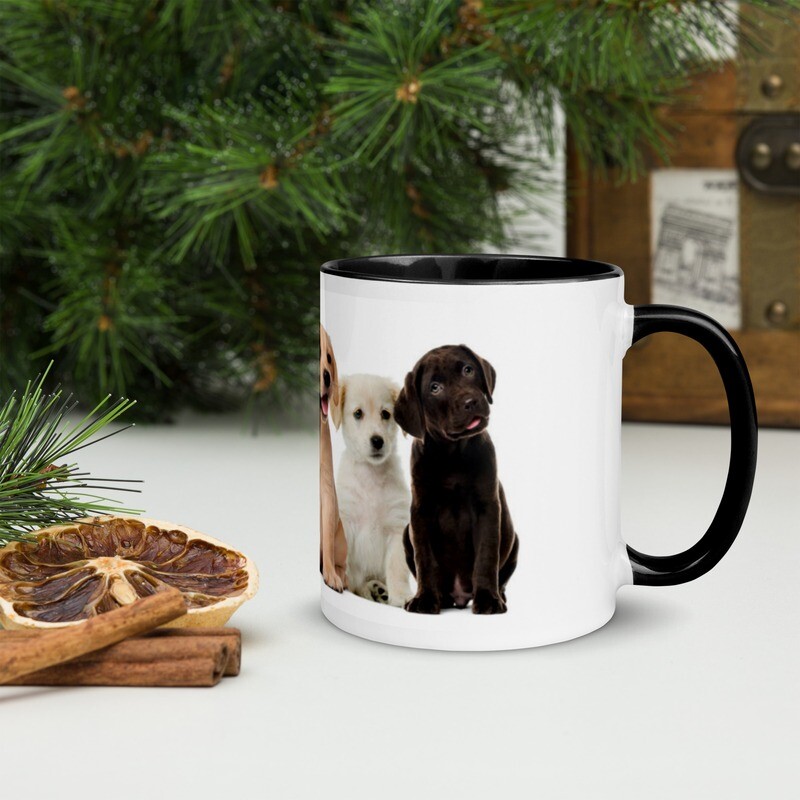 Keraaminen muki - labradorinnoutajan pennut Keraaminen muki - labradorinnoutajan pennut