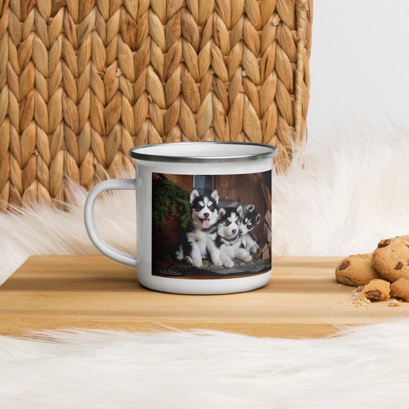 Emalimuki siperianhuskyn pennut
