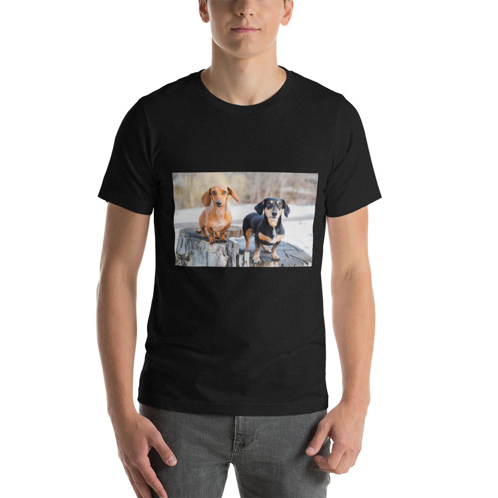 T-paita mäyräkoira, Size: XS, Väri: Musta