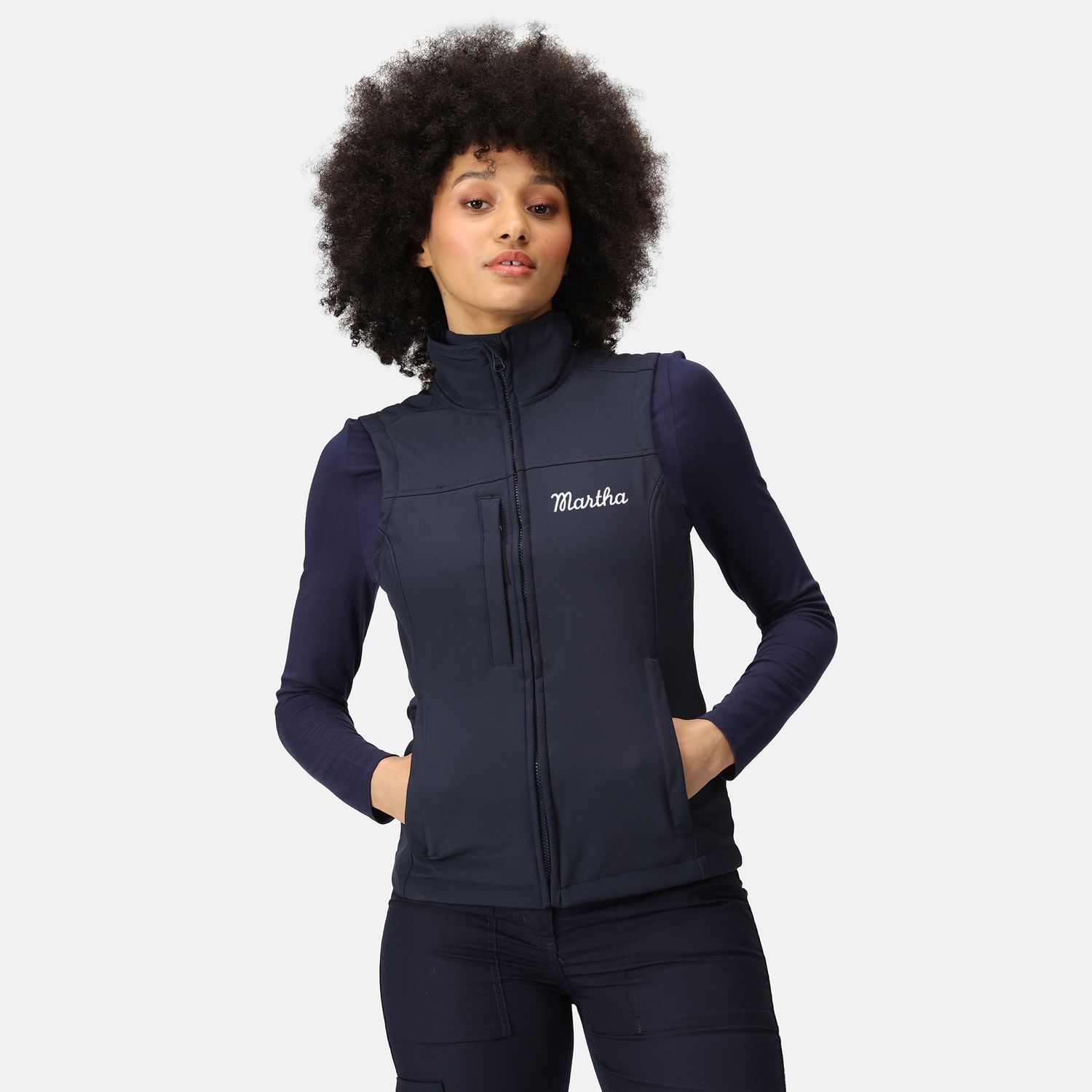 Flux Softshell Väst- dammodell