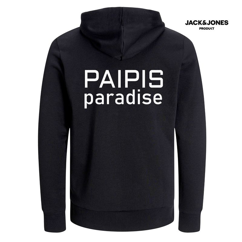 Paipis Paradise vetoketjuhuppari musta